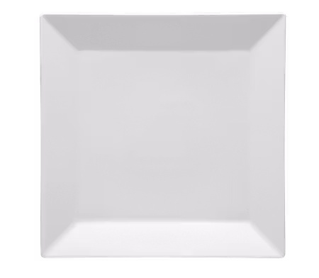Tallrik kvadratisk vit 21,5x21,5cm