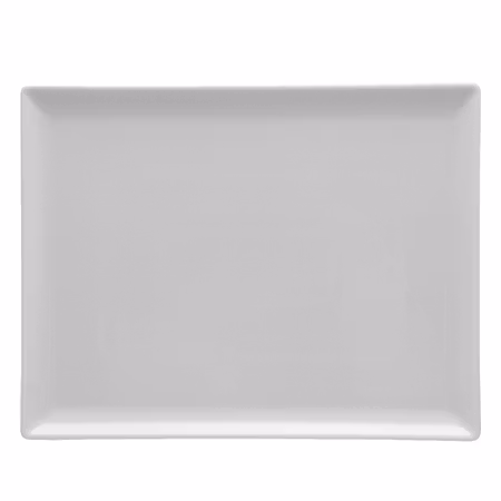 Tallrik rektangulär vit 29x13cm