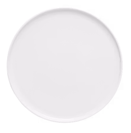 Tallrik flat rund vit 26cm