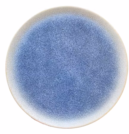 Pizzatallrik flat rund 33 cm Blå