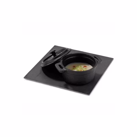 Gryta svart gjutjärn mini D100mm 20cl