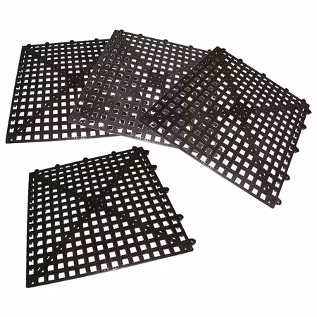 Barmatta svart gummi 300x300mm