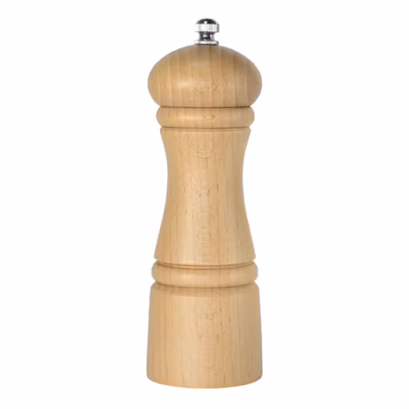Kryddkvarn ljust trä 15cm med S för salt