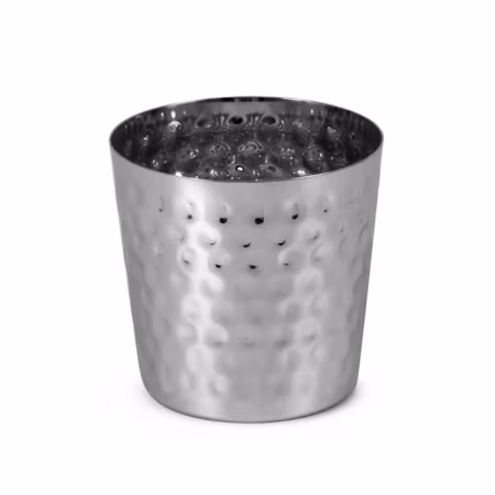 Bägare hamrad rostfri D85mm H85mm