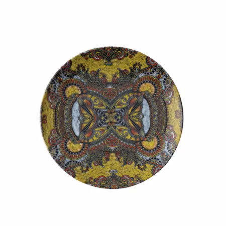 Tallrik flat rund Mandala D 20cm