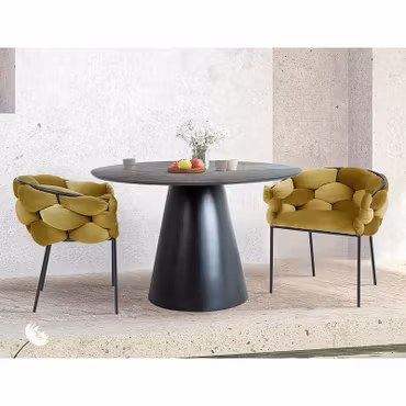 Bord Angelo Ø120 cm mörkgrå