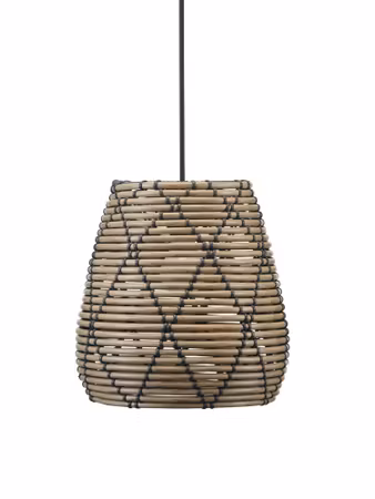 Lollo Takskärm Natur/svart 28cm