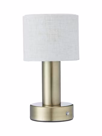 Tiara bordslampa Laddbar antikmässing