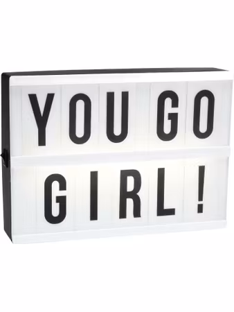 Ljuslåda LED 90bokstäver A5