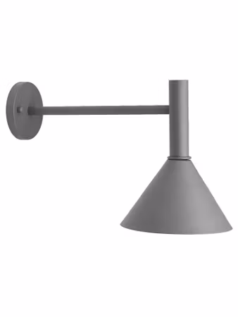 Tripp fasadlampa 230V IP44 grå 50cm