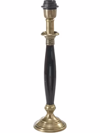 Madison Lampfot Svart/Antikmäss 43cm