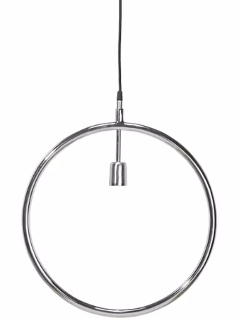 Circle taklampa Krom 45cm
