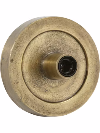 Point tak/vägg Råmässing 20cm