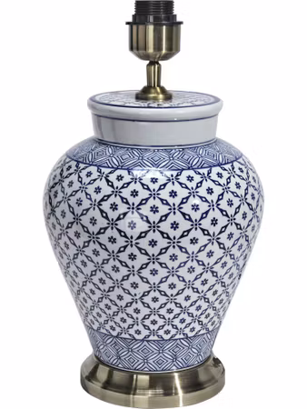 Fang Hong Lampfot Blå 38cm