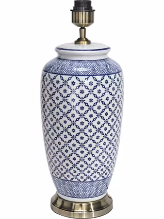 Li Jing Lampfot Blå 49cm