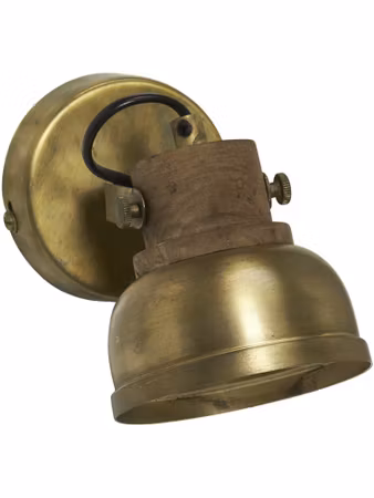 Rutland Enkel Vägg Pale Gold 10cm