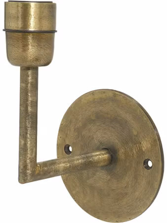 Base Vägglampa Beaten gold 13cm