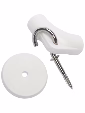 Sladdupph. svanhals Vit 4,5cm