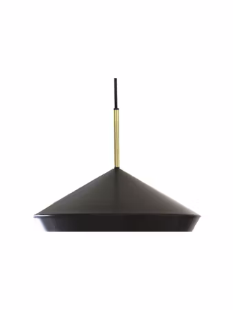 Geometri Taklampa Svart/guld 45cm