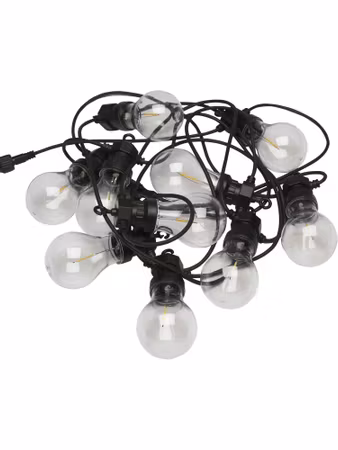 Glow ljusslinga Svart 8,7m