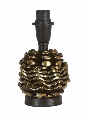 Kotten Lampfot Antik mässing 19cm