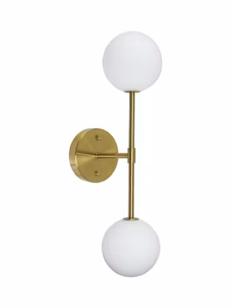 Sigma D vägglampa Guld Opal, 49cm