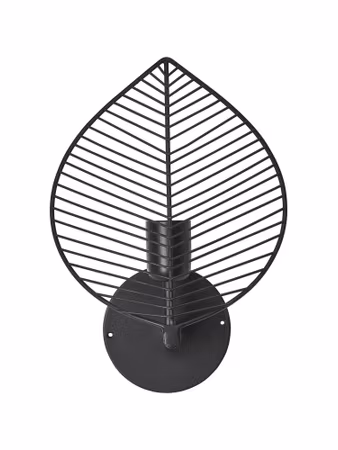 Elm vägglampa Svart 33cm