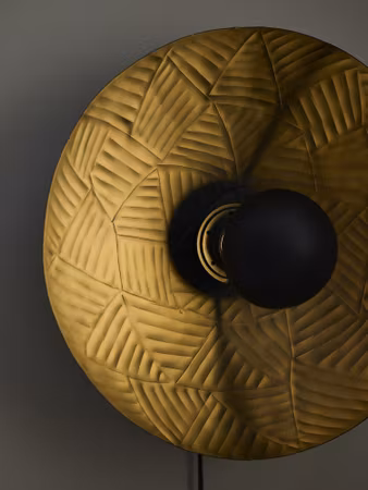 Ribble vägglampa Matt svart 35cm