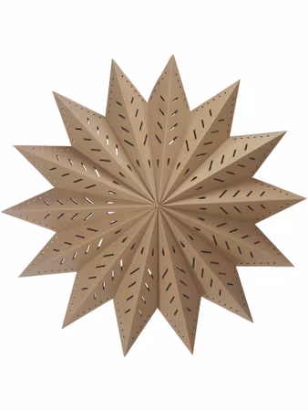 Alfa Julstjärna Brun 60cm