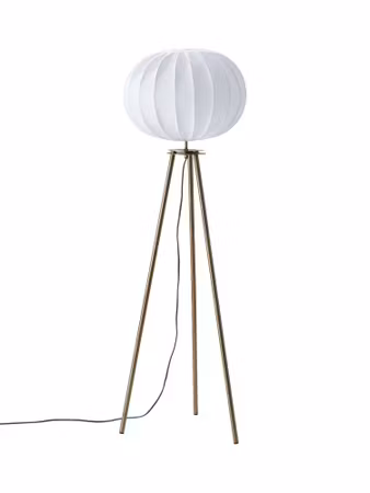 Base golv tripod Antikmässing 125cm