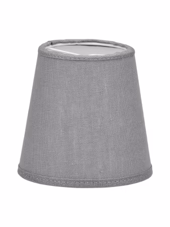 Queen Lampskärm Lin Grå 12cm