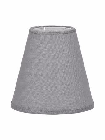 Toppringskärm E14 Lin Grå 15cm