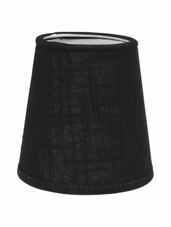 Queen Lampskärm Classico Svart 10cm