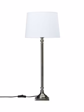 Margot bordslampa Antiksilver 51cm