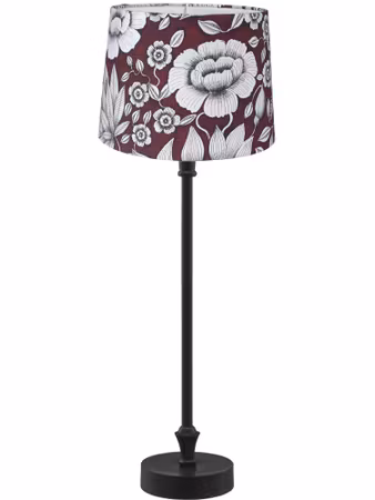 Liam bordslampa med röd skärm 59cm