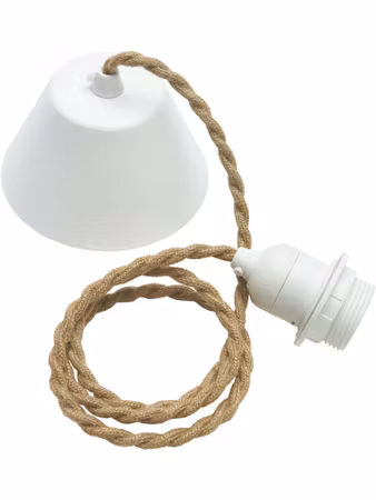Takupphänge tvinnad Jute sladd 1,2m