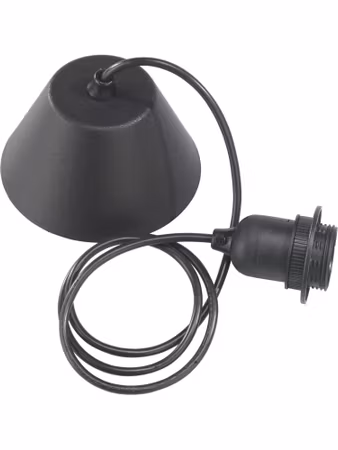 Takupphänge Bas EU Svart sladd 2,1m