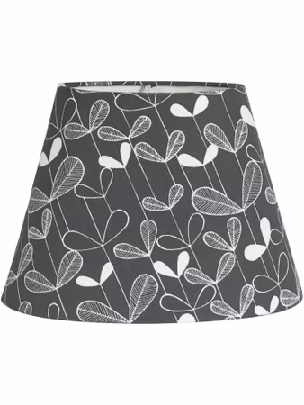 Oval Mönstrad Sapling Svart 20cm