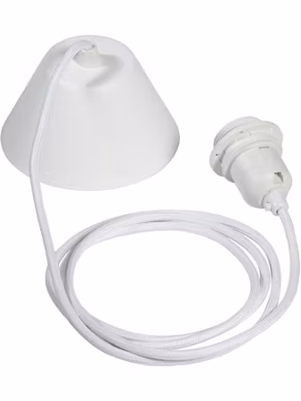 Takupphänge textil Vit 2,1m