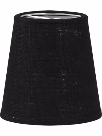 Queen Lampskärm Franza Svart 12cm