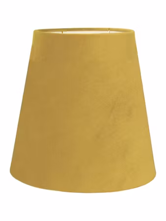 Cia Toppringskärm Sammet Gul 20cm