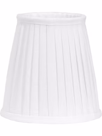 Cia Toppringskärm Plissé White 20cm