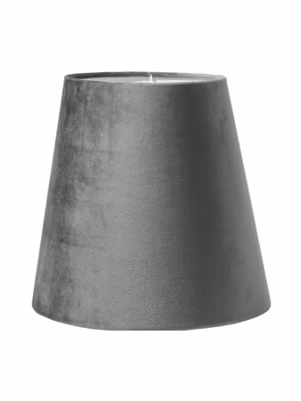 Cia Toppringskärm Sammet Grå 20cm