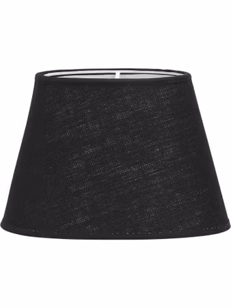 Oval Lin Svart 15cm