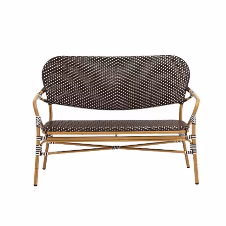 Utomhus soffa Magda med armstöd