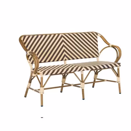 Utomhus soffa Paris Mörkbrun