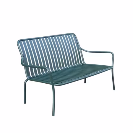 Loungesoffa metal, stabelbar