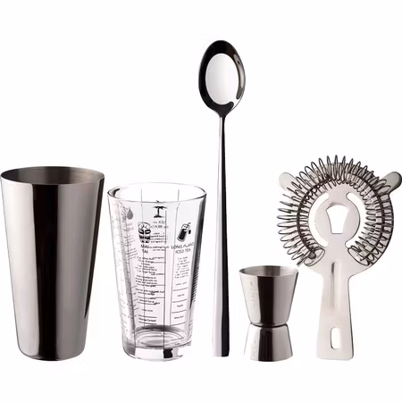 Dolan Barset Boston shaker 7 dl mätglas 2-4 cl drinksil sked