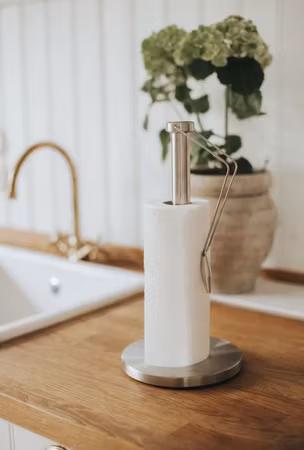 Alnes Pappersrullehållare i rostfritt höjd 36 cm