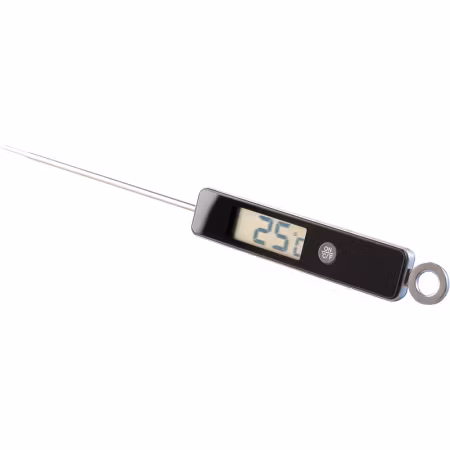 Grad Stektermometer svart digital 26cm